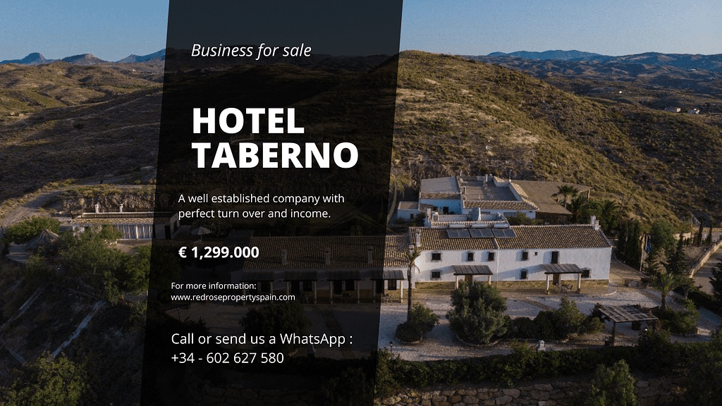 Hotel for sale in Taberno, Almeria