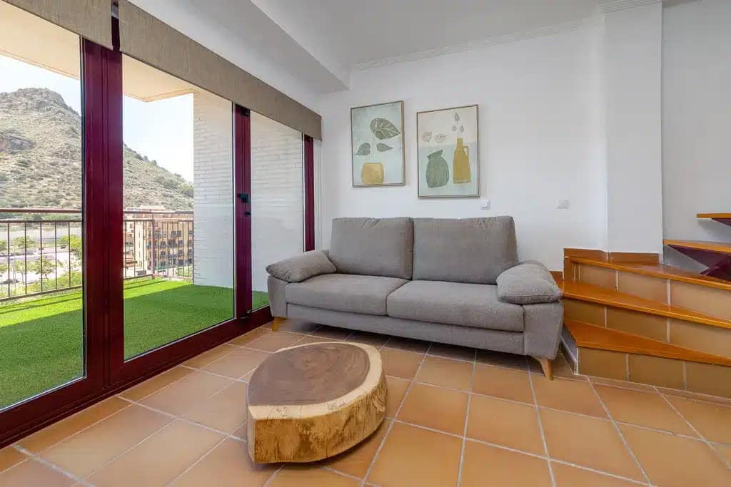 Top floor apartment in Spa Valley, Archena, Murcia for sale with large rooftop terrace